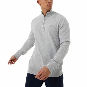 Jack Wills Grey Quarter Zip Sweatshirt